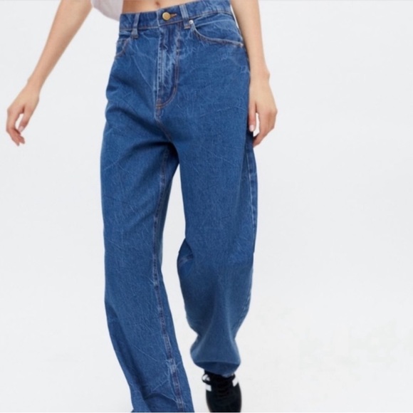 BDG blue high waist / drop waist jeans - Picture 2 of 6